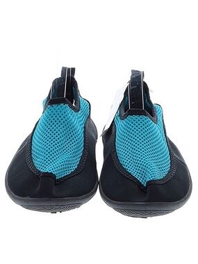 Women’s M 7/8 Aqua Rashguard Shoes in Teal and Black